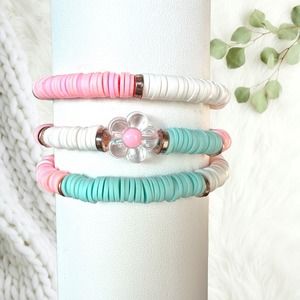 Elegant Flower Bracelets- Set of 2
